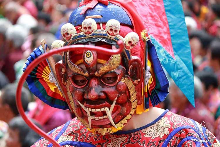 Tsechu, il Cham più diffuso